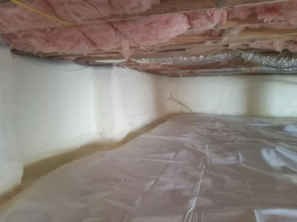 Crawl space encapsulation with closed-cell spray foam for Attic Insulation in Port Angeles